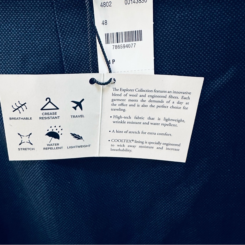 Brooks Brothers Lined Wool Blend Navy Skirt Size 4P Waist 28” New With Tags - Picture 7 of 8